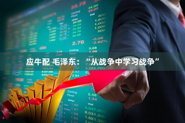 应牛配 毛泽东：“从战争中学习战争”